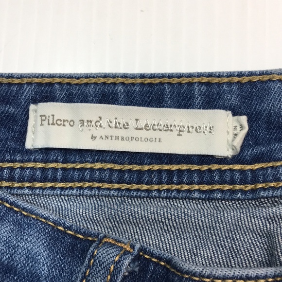 Anthropologie Pilcro and The Letterpress Slim Boyfriend Distressed Jean. Sz. 26p - Picture 5 of 11